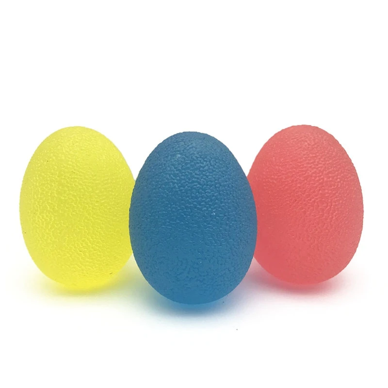3 Pcs Stress Relief Ball Hand Stress Balls Exercise Squeeze Eggs Shape