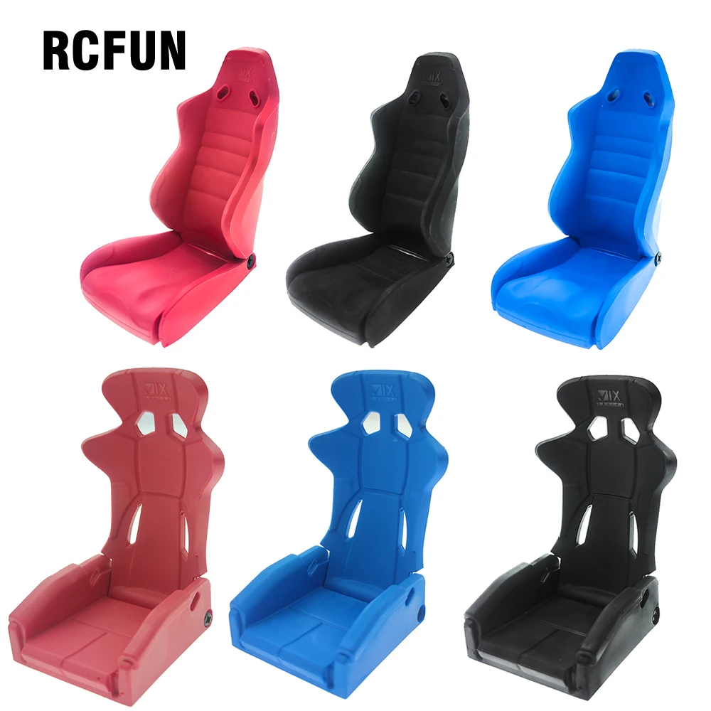 

RC car Black Simulation Driver Seat & Belt for 1:10 RC Rock Crawler Axial SCX10 90046 WRAITH RR10 Traxxas TRX4 D90
