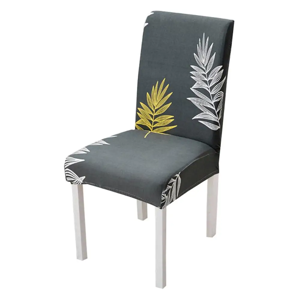Meijuner чехол для кресла спандекс ткань чехол для стула принт стрейч съемный моющийся стул протектор чехол для комнаты банкет Y393 - Цвет: color7