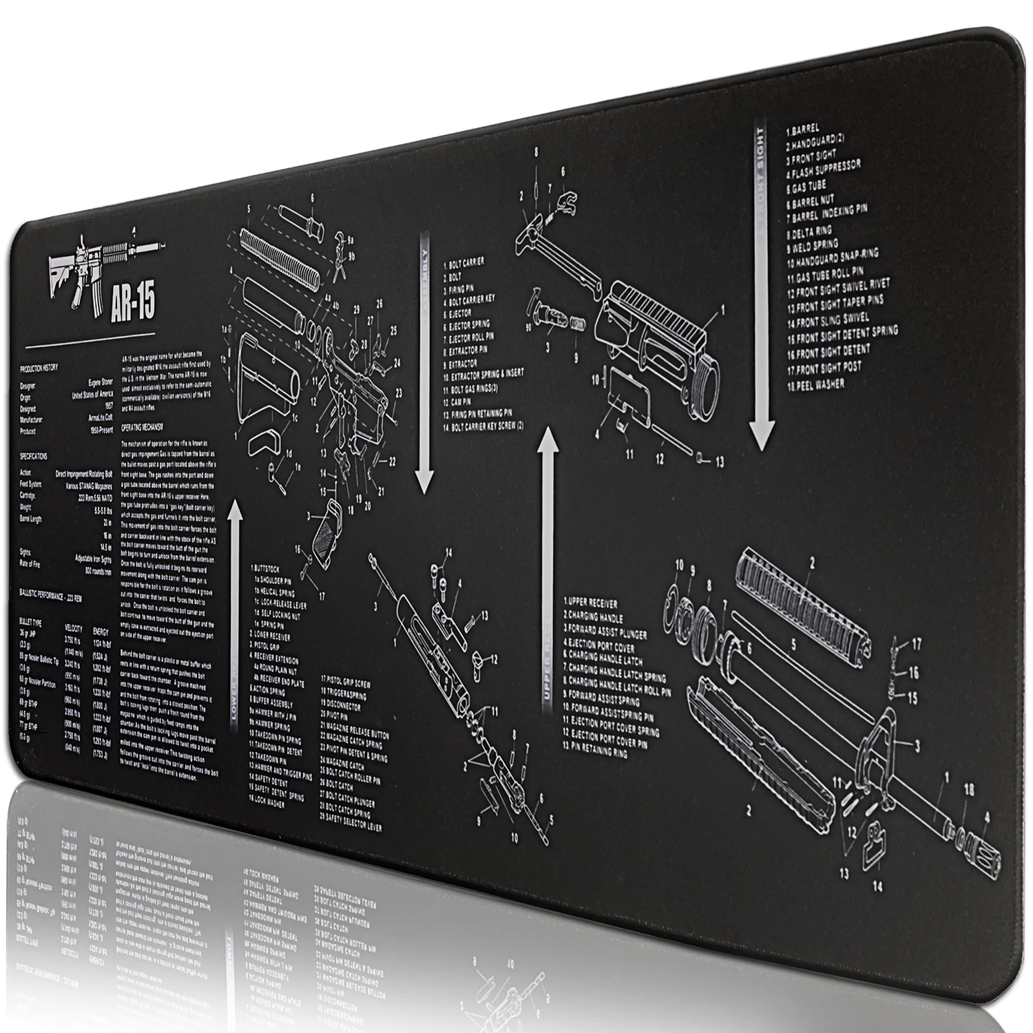 Warehouse clearance processing: Large game mouse pad, computer desk pad, keyboard