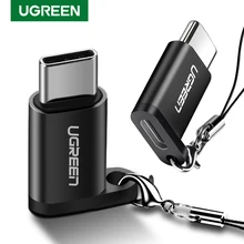 UGREEN-Adaptador USB tipo C OTG macho a Micro USB hembra, convertidor de Cable cargador para Macbook, Samsung, adaptador OTG de sincronización de datos