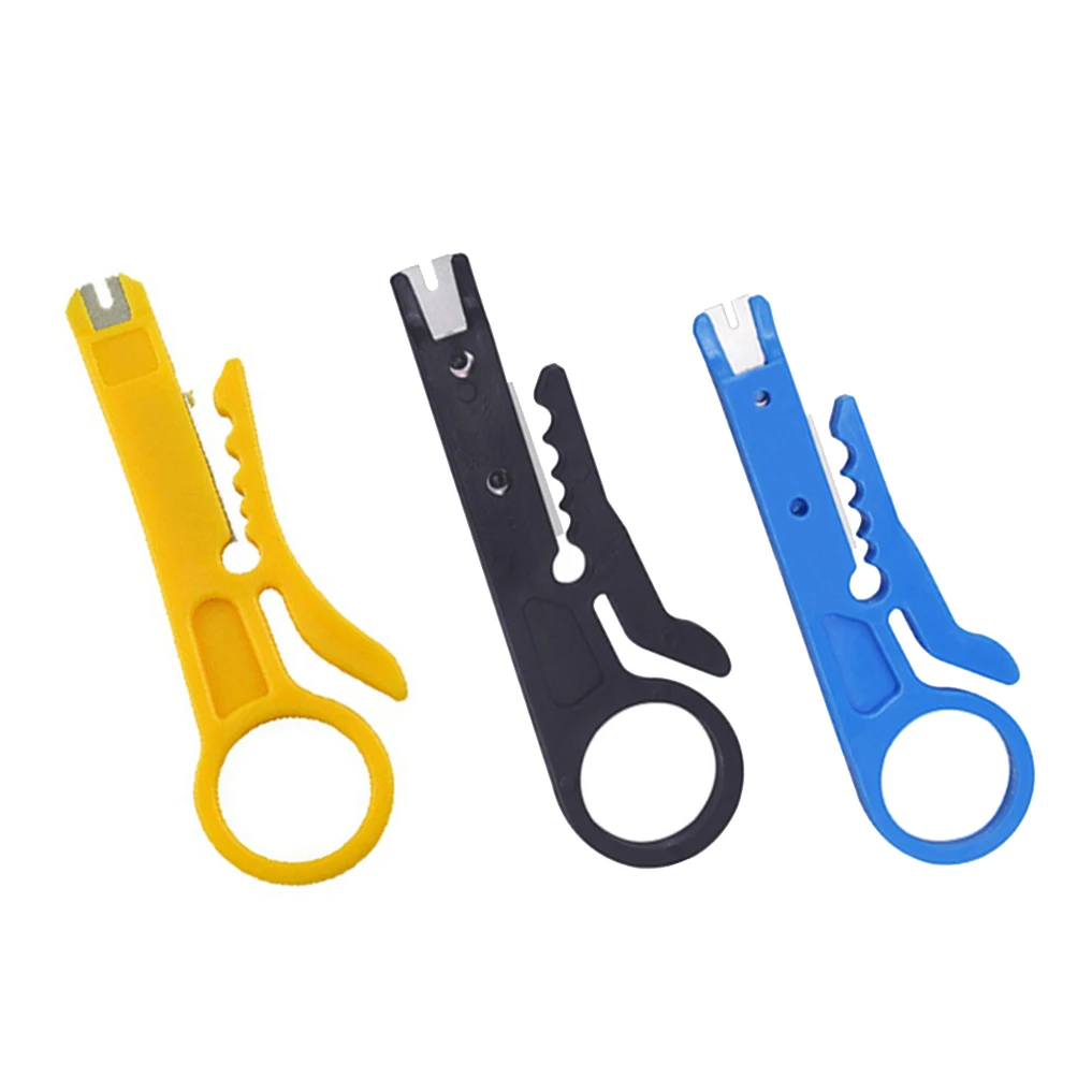 Mini Pocket Cable Stripping Wire Cutter Crimpatrice Tool Parts Portable Wire Stripper Knife Crimper Pliers Crimping Tool