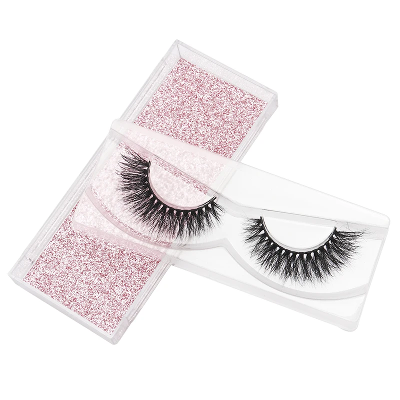 

New 15mm False Eyelashes Wholesale Long Lasting Natural Thick Eyelashes Reusable Makeup Dramatic Slim Mink Eyelashes