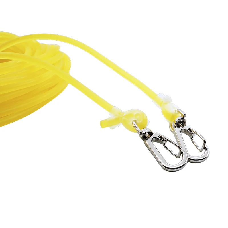 Fishing Rope 3/5/8/10/15/20m Fishing Pole Rope Protection Elastic Rubber rope Prevent Missing Hooks Safety Anti-winding Hose Anti-bite