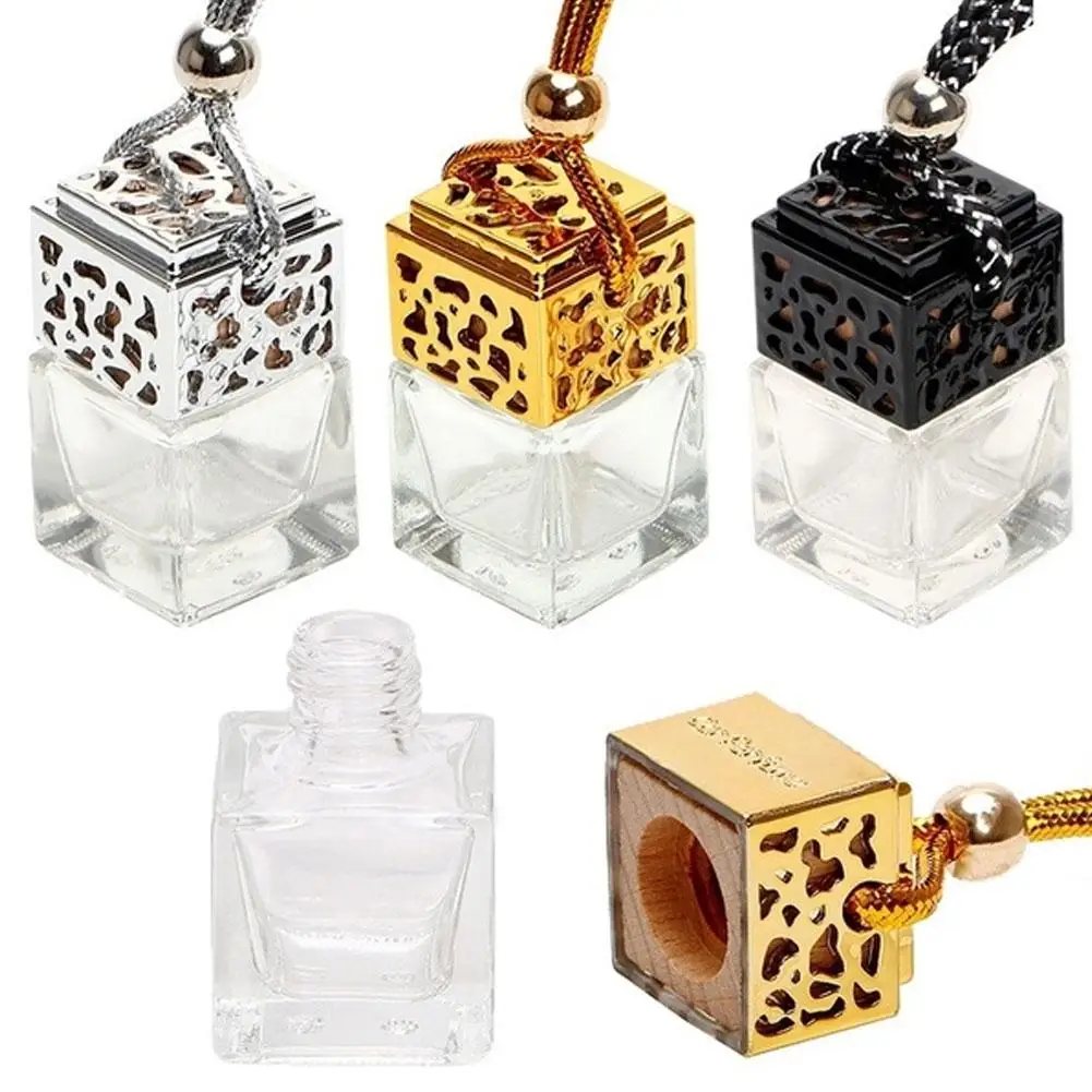 

Car Perfume Bottle Air Freshener for Essential Oils Auto Ornament Perfume Pendant Empty Hanging Bottle Car Pendant Auto Air Fres