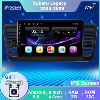 

OKNAVI Android 9.0 For Subaru Outback Legacy 2004~2009 Car Multimedia Player Car Radio GPS Navigation Mirror Link WIFI No DVD