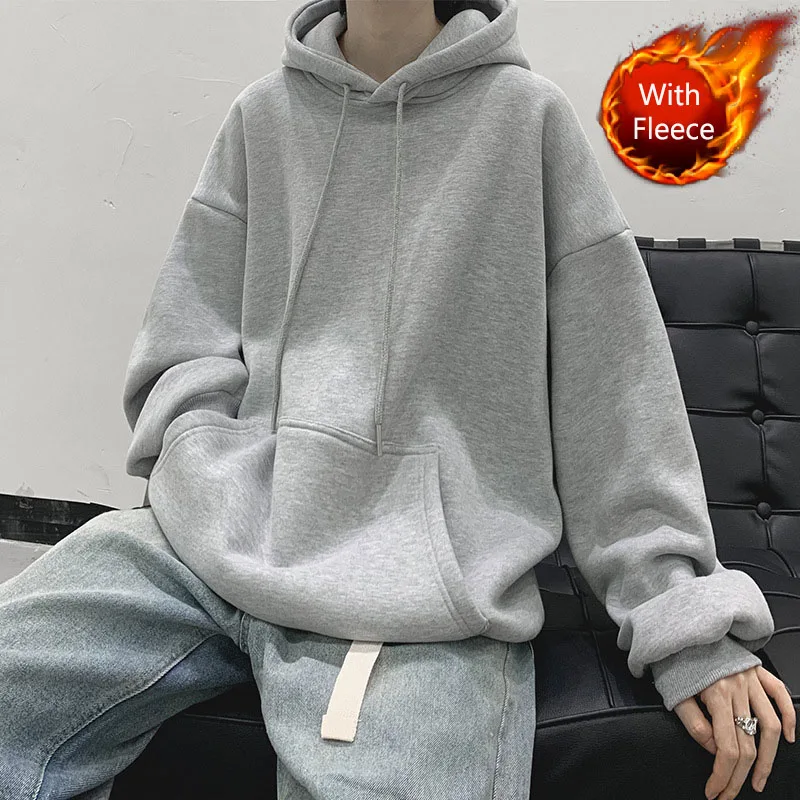 Oversized Men's Sweatshirts | Oversized Winter Hoodie | Streetwear  Sweatshirts - Hoodies u0026 Sweatshirts - Aliexpress