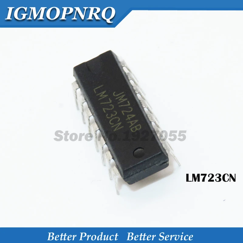 10PCS LM723CN DIP-14 LM723 DIP14 Voltage Regulator NEW | Электронные компоненты и принадлежности