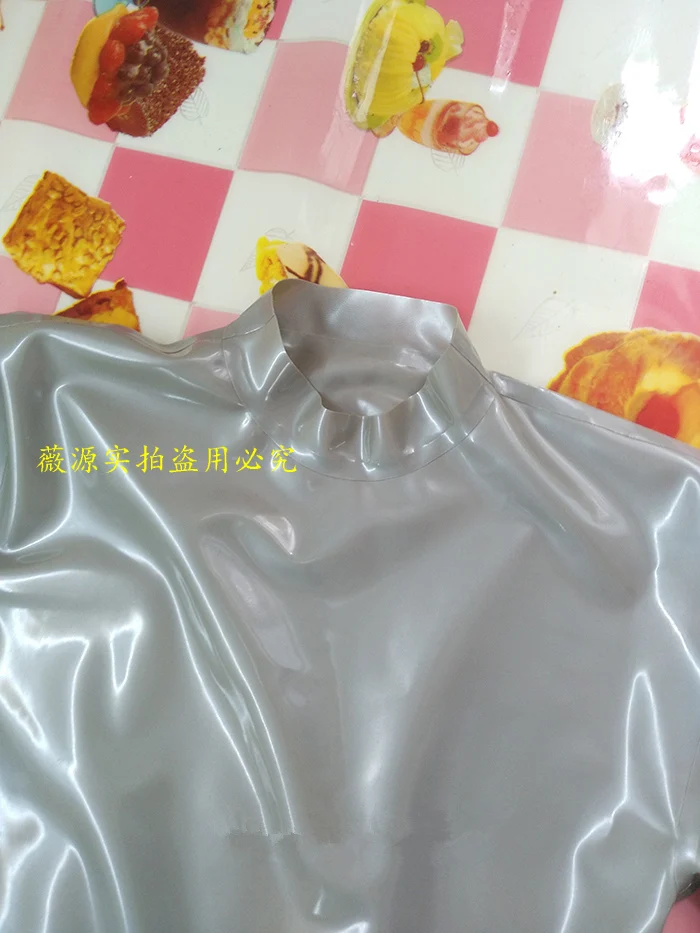 Neck-Entry-Silver-Full-Body-Latex-Catsuit-Rubber-Fetish-Bodysuits-Open-Small-Hole-for-Condom-3