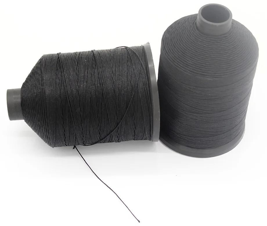 New 0.8mm Round Waxed Thread, Strong Hand Sewing Polyester Thread for Leather Clothing Wallet DIY 1psc Length Is 750m