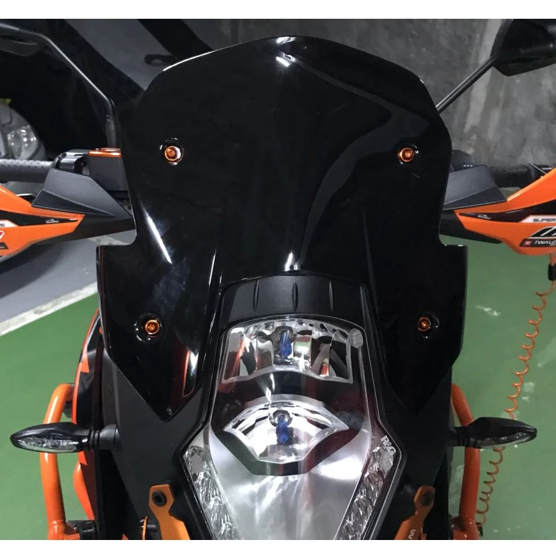 Ветровой экран для KTM 1050 1090 1190 ADV Super Adventure R S 2013 ветровой экран дефлекторы ветрового стекла дым - Цвет: Dark Smoke