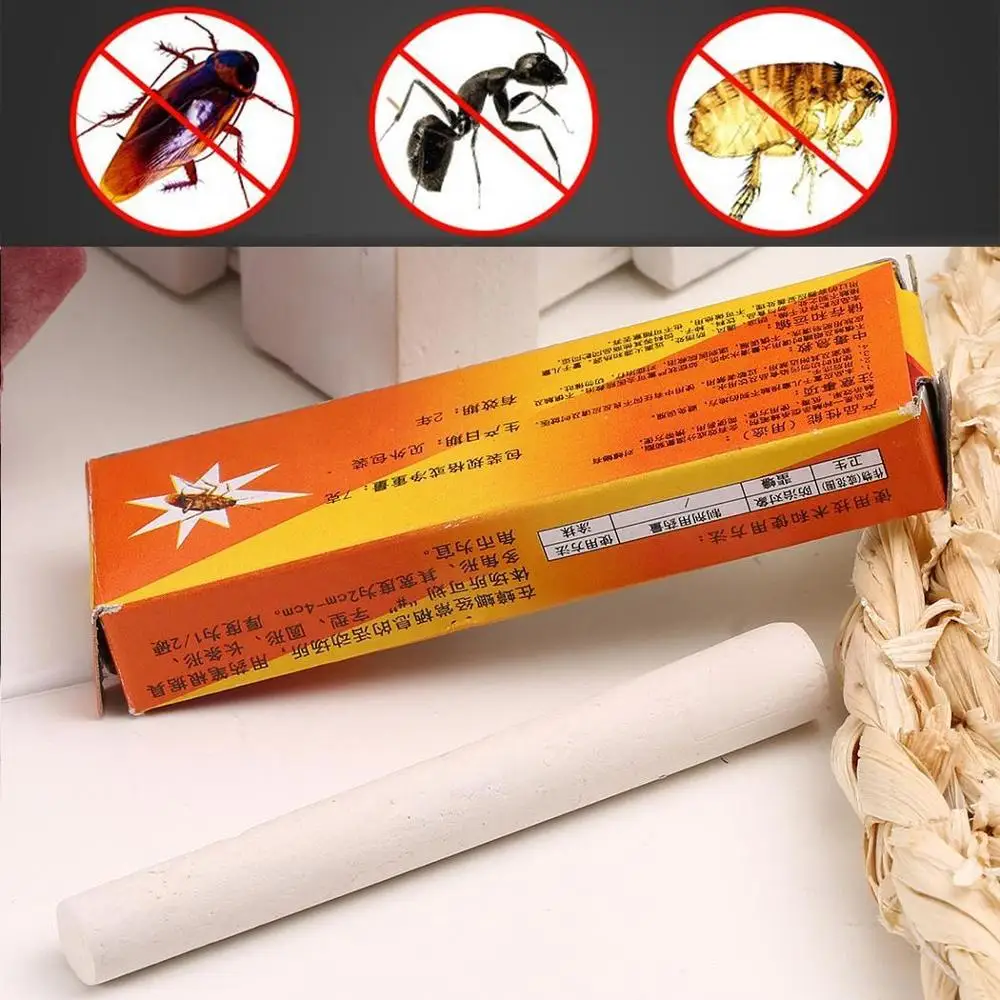 

2Pcs/Pack Magic Insect Pen Chalk Tool Kill Cockroach Roaches Ant Lice Flea Bugs Baits Lures Pest Control Insecticida
