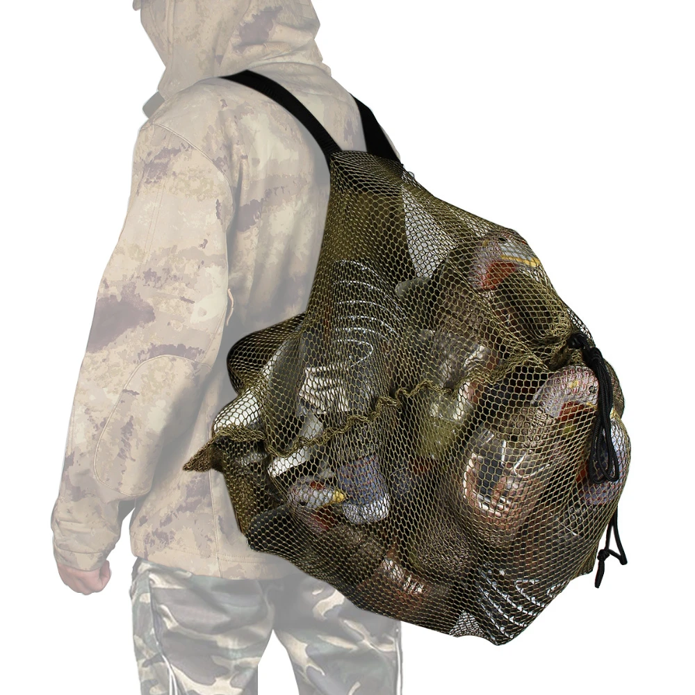 

Outdoor Hunting Mesh Decoy Bag Shoulder Straps Duck Goose Turkey Decoy Bag Backpack Lightweight Polyester Mesh Bag