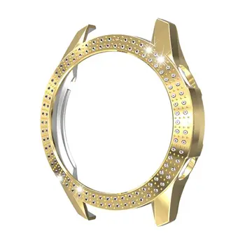 

Shiny Artificial Diamond Hard PC Case Full Screen Protection Cover for Huawei Watch GT2 46mm Accessories