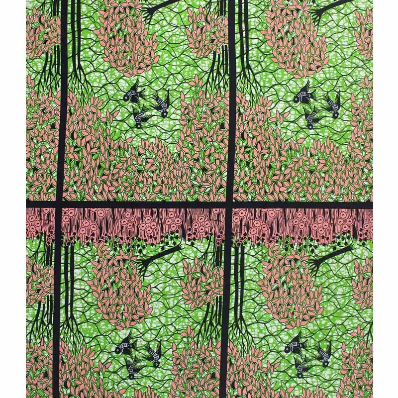 Африканская ткань Воск Принт голландская ткань хлопок материал 6 ярдов африканская Анкара оптом хлопок воск ткань для одежды
