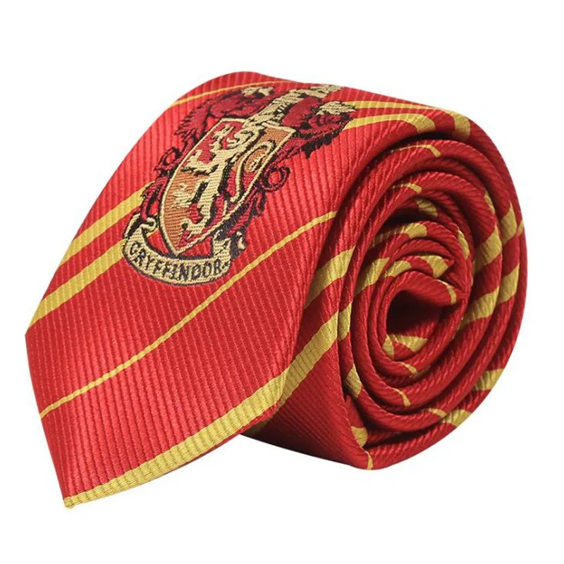 Горячий фильм Гермиона Хогвартс Слизерин галстук Косплей костюмы АКК аксессуары волшебный колледж галстук вентиляторы подарок - Цвет: Style C Red