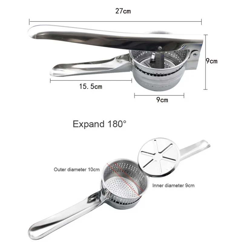 Картофель Из Нержавеющей Стали клубней дробилка машины инструменты фруктовый сок товары для дома, кухни