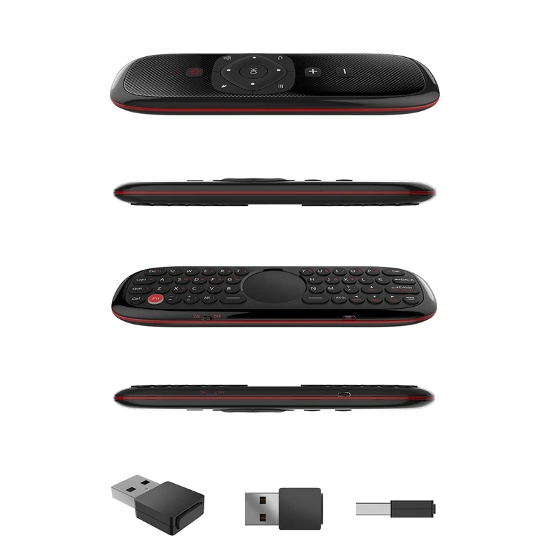 Беспроводная клавиатура W2 Flying Air Mouse 2 4G голосовая ТВ приставка поддержка ПК/VS/W1/I8/и