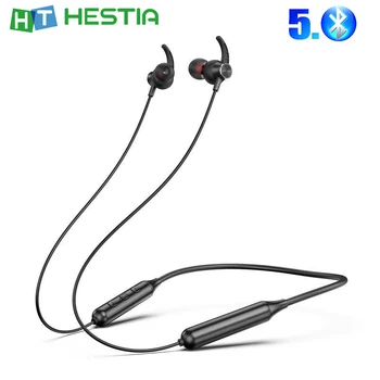 

DD9 Neckband Wireless Earphone Sport Earhook Earpiece Magnetic Attraction Bluetooth Neck Headset for smartphone tablet with Mic