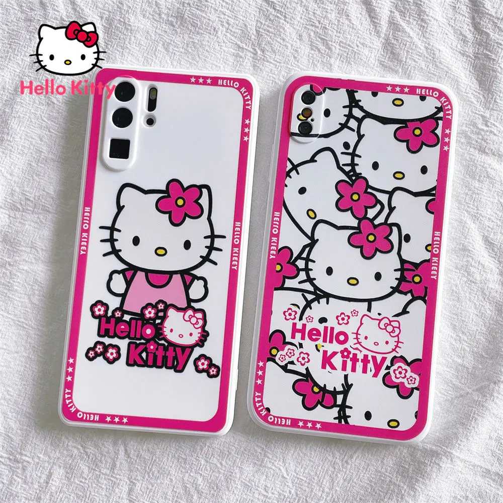Чехол Hello Kitty для Xiaomi 9se/cc9e/10/11pro флип-чехол Redmi Note8/K20K30K40 милый мультяшный мягкий