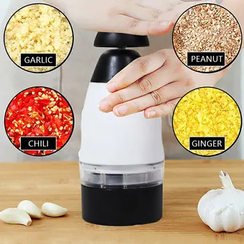 

Garlic Press Vegetable Cutter Garlic Grinding Slicer Chopper Chili Garlic Presser Cooking Kitchen Gadgets Tools Accessories