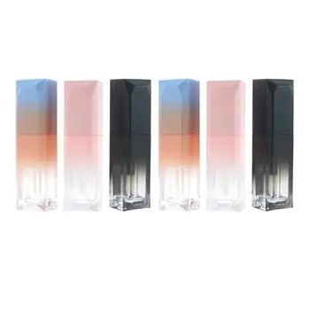 

6pcs Lip Glaze Tubes Lip Glaze Subpackaging Bottle DIY Lip Gloss Tube Gradient Color Lip Glaze Tube