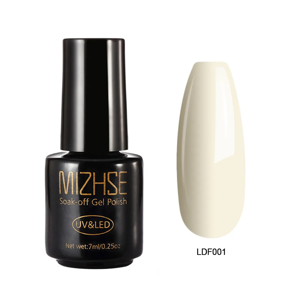 set03 LDF001 MIZHSE 7 мл УФ-Гель-лак замачиваемый УФ-светодиодный акриловый гель для дизайна ногтей, маникюрное украшение, матовое верхнее Базовое покрытие, лак для творчества, живопись, гель-гибрид - Цвет: set03 LDF001