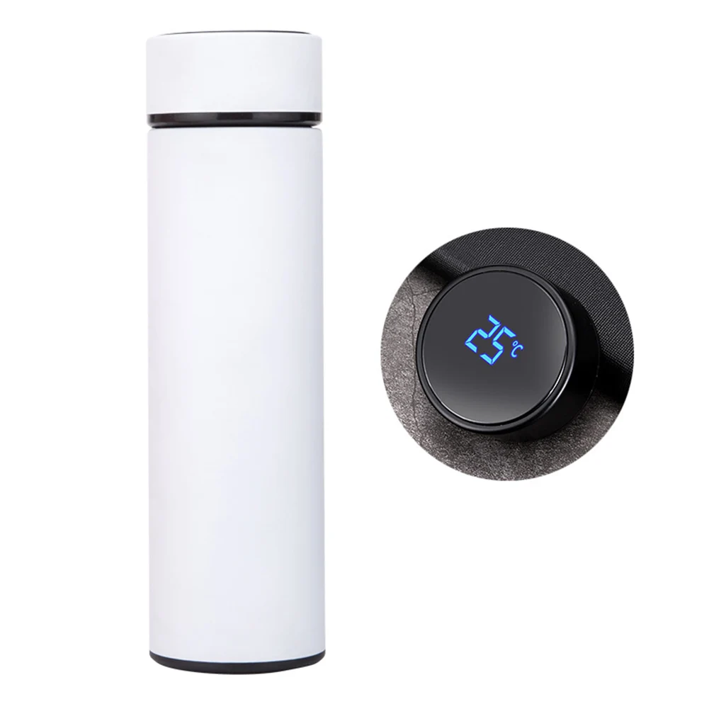 cheap Stainless Steel Portable Travel Temperature Display Vacuum Flask Bottle Outdoor Office Water Coffee Cup Mug Thermal Insulation