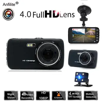 

Anfilite ADAS Car DVRs Full HD Dash Cam Camera LDWS Auto Recorder Registrator 4.0 inch Dash Cam 1080p Night Vision