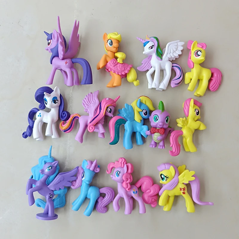 13 шт. с рисунком из мультфильма Мой маленький Единорог игрушечные фигурки земля