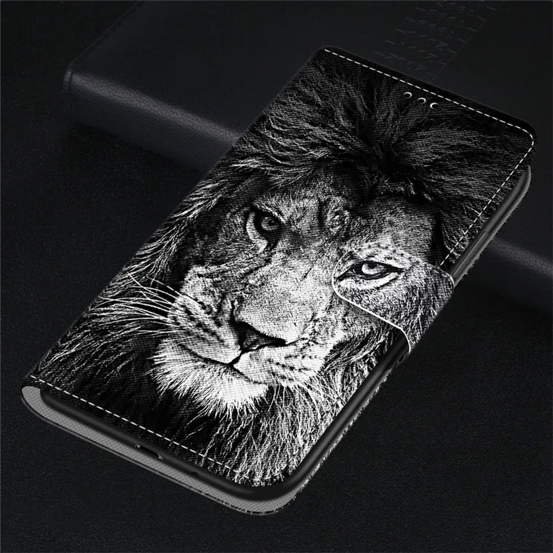 silicone cover with s pen Fashion Funny Painted Flip Cover For Samsung Galaxy A7 A6 A8 A9 2018 A5 2017 A3 2016 A9s Card Slot Wallet Leather Phone Case kawaii phone case samsung