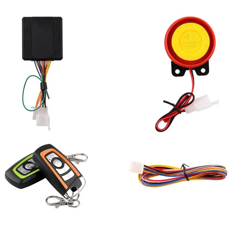 

Waterproof Motorcycle Anti Theft Alarm System with Remote Control Universal Burglar-proof Robbery One-click Car Search
