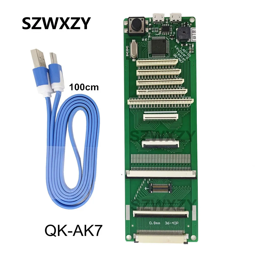 SZWXZY New Original QK-AK7 QK-AK5 Laptop Keyboard Tester Testing Device Machine Tool USB Interface With Cable Fast Shipping | Компьютеры и