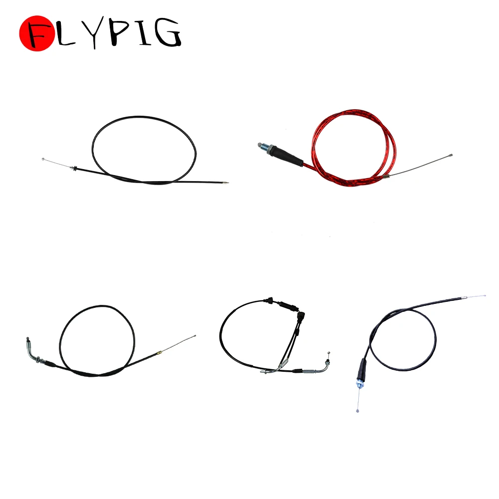 

Flypig Motorcycle Carburetor Gas Throttle Cable Control In Motorbike Levers Ropes&Cables High Quality