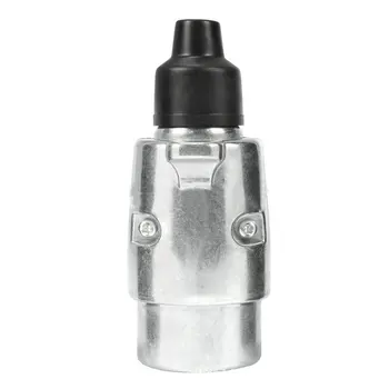 

7 Pin 12 Volt Aluminium Socket Multi-functional Truck Cable Connector European Type Trailer Signal Lamp Display