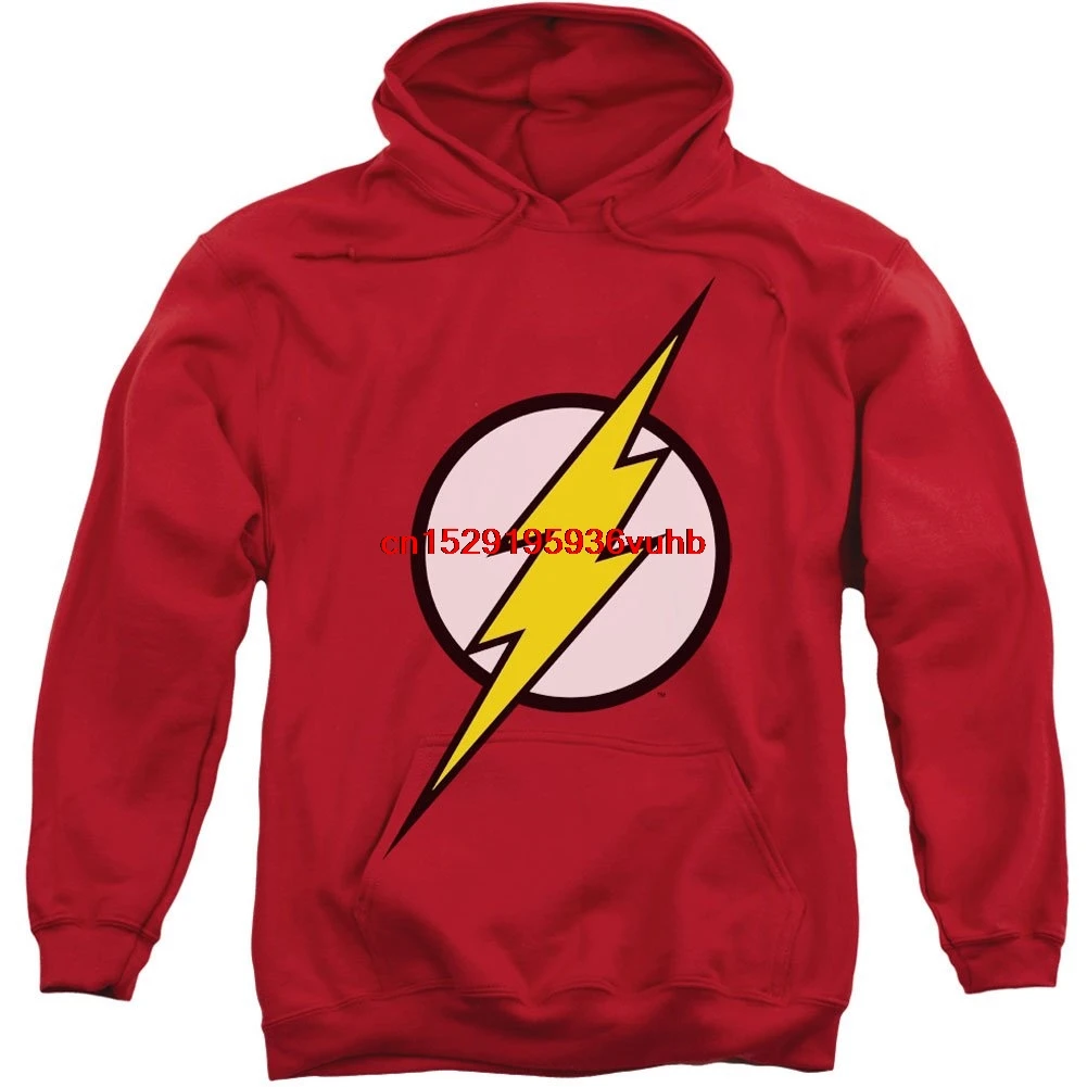 The Flash Logo DC Comics Superhero Adult Pull-Over Hoodie