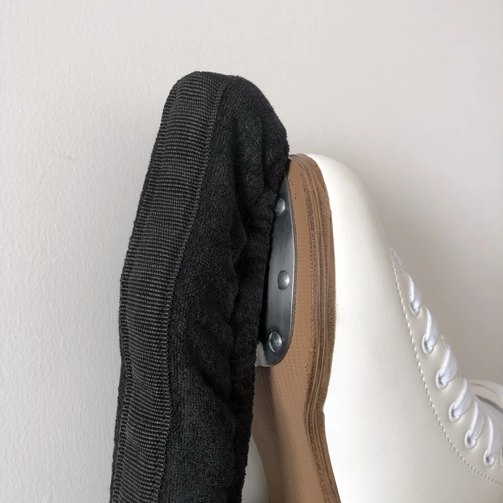 1 пара уплотненный длинный флисовый чехол для катания на коньках защитник