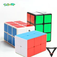 QiYi MoFangGe 2x2x3 волшебный куб 223 белый/черный/цветной профессиональный магический скоростной пазл кубики детские образовательные забавные игрушки для мальчиков