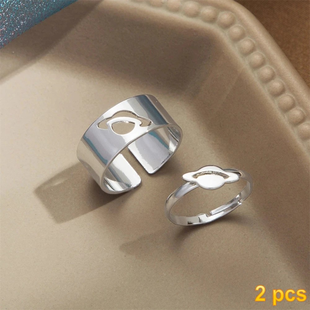 IFMIA Trendy Gold Butterfly Rings For Women Men Lover Couple Rings Set Friendship Engagement Wedding Open Rings 2021 Jewelry 34