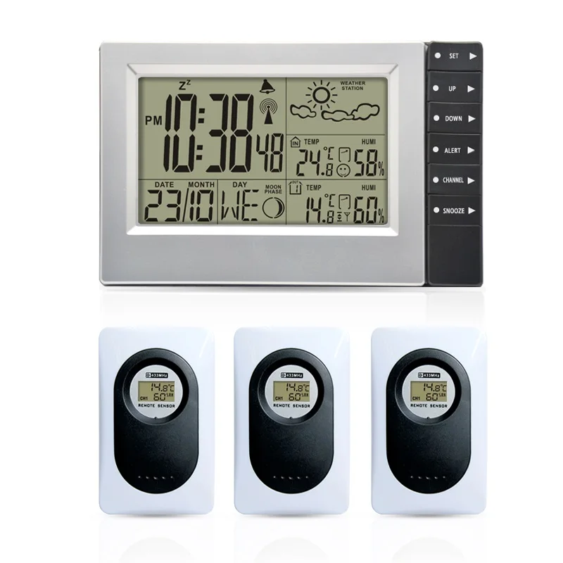 DYKIE Multi function Wireless Weather Station Indoor Outdoor