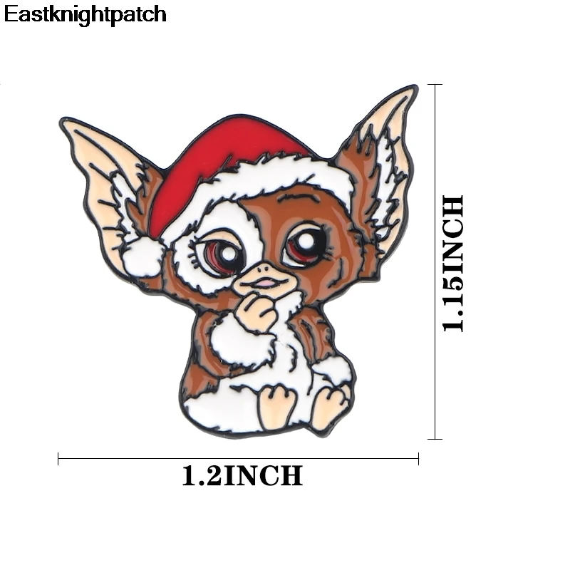 12 шт./лот Gremlins пара мультфильм цинковый сплав галстук булавки футболки значки Сумка Одежда Кепка рюкзак броши для обуви для мужчин или wemen E0987