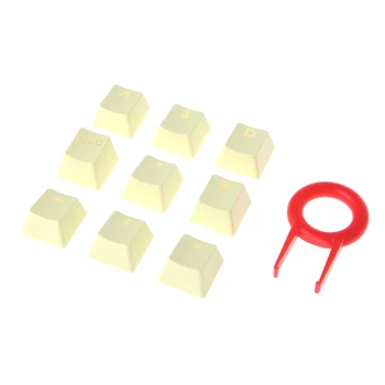 

9 Key Doubleshot Translucent Mechanical Keyboard KeyCap Backlit for Cherry MX