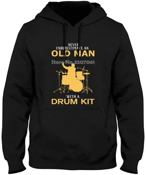 

Clothing Tops Hipster Fashion New Never Underestimate An Old Man With A Drum Kit Size Hoodies & Sweatshirts