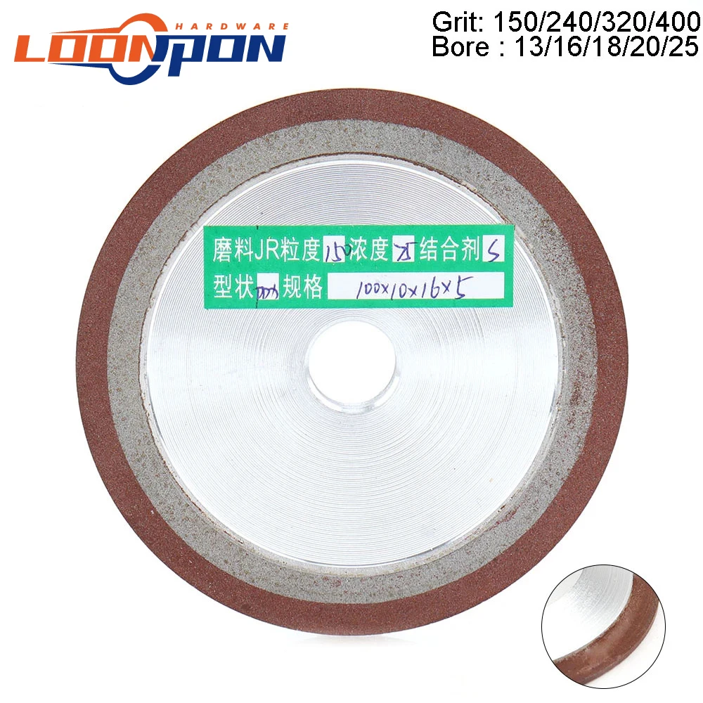 100mm Diamond Grinding Disc Sharpening Wheel for Tungsten Steel Milling Tool Carbide Metal 150-400# | Инструменты