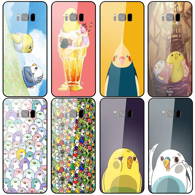 Полные телефонные чехлы из закаленного стекла для Samsung Galaxy A10 A20 A40 A50 A70 A80 A51 A71 M10 M20