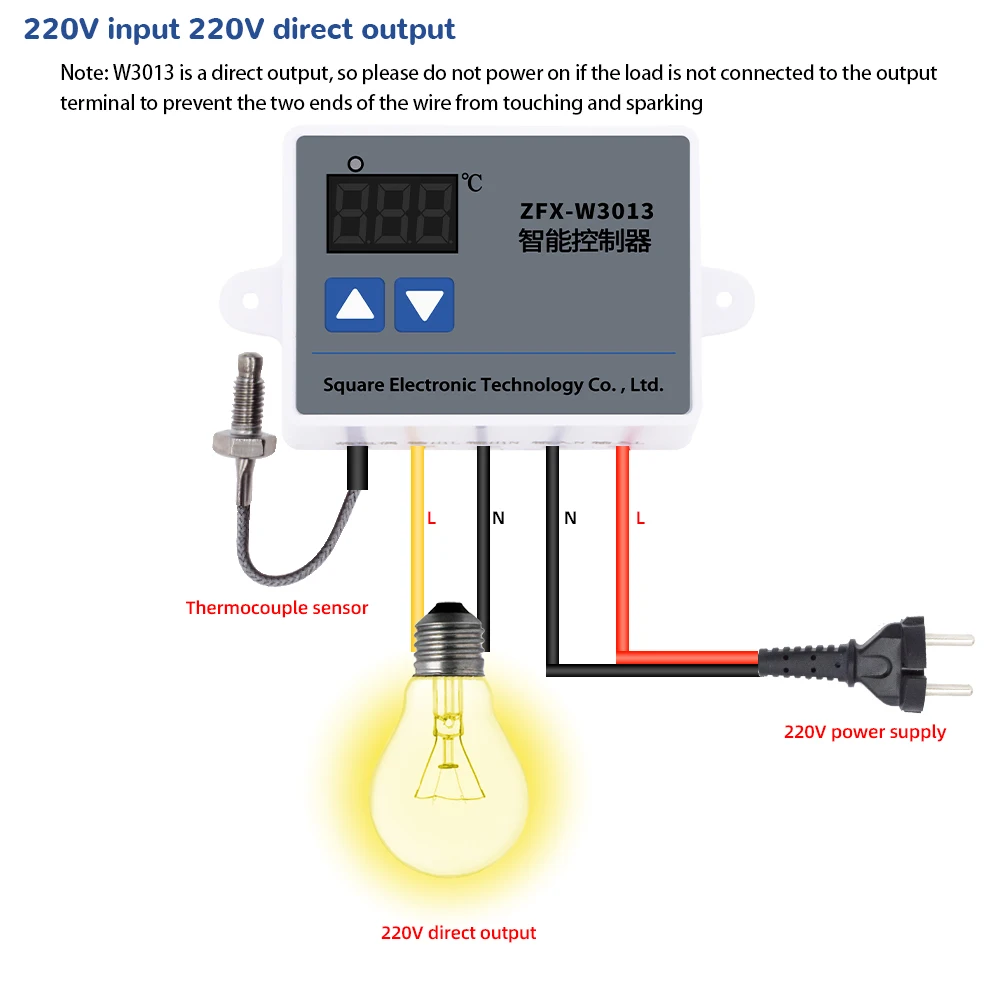 ZFX-W3013 K-type Thermocouple High Temperature AC 220V