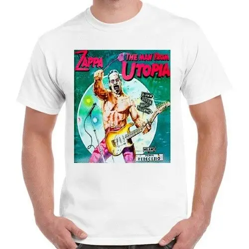 Frank Zappa The Man From Utopia Soundtrack Rock 80S Retro Vintage T Shirt 221 T-Shirt In Cotone O-Collo Manica Corta