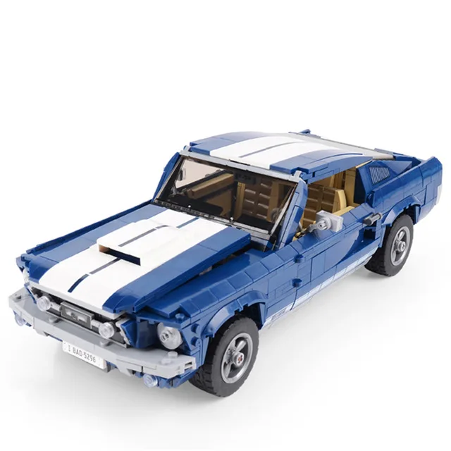 DECOOL technology серия Bugatti чугун Супер гоночный автомобиль технический строительный блок кирпичи игрушка подарок 4789 42039 42056 42096 42083 - Цвет: Ford Mustang
