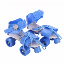 Новые регулируемые размеры детские роликовые коньки двухрядные 4 колеса обувь для катания на коньках раздвижные Инлайн ролики для слалома подарки для детей