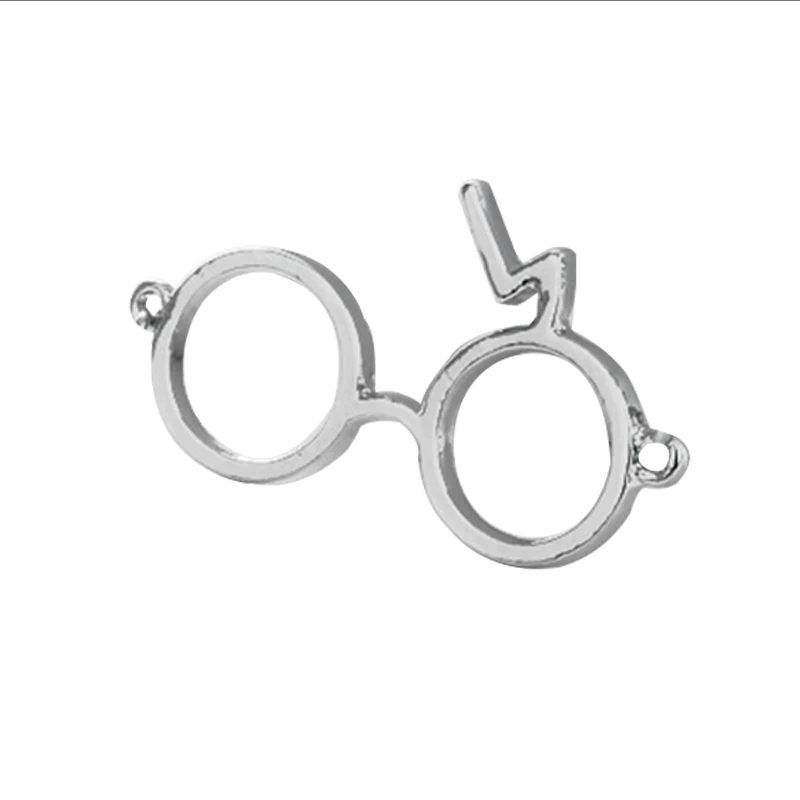 ZXMJ ожерелье в виде харрид очков, подвеска в виде гончаров, очки, гик, молния, шрам, Европейское и американское кино, длинная цепочка, ожерелье, подарок